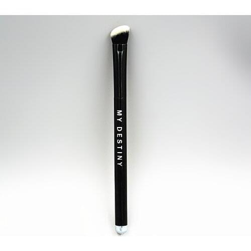 MJ Style Angled Big Eyeshadow Brush High Quality Metal Handle Eye Contour Brush Nose Shadow Blending Makeup Brush