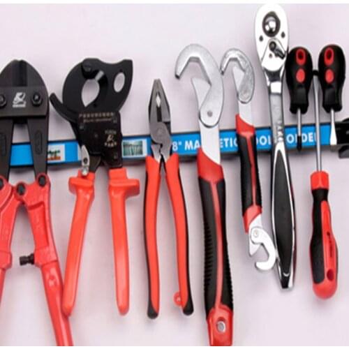 24" Magnetic Tool Holder Rack Strong Metal Magnet Storage Organizer Bar for Garage Workshop
