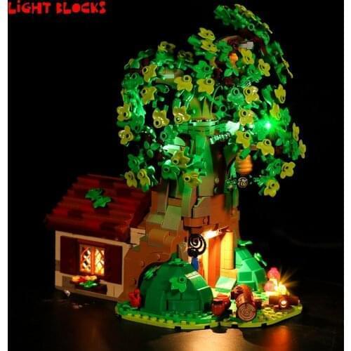 LED light kit for 21326 Bear Winnie Tree House Pooh series Blocks for childrens toys light up your toys(led only,no blocks)