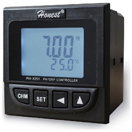 Industry Online pH ORP Controller Meter Tester Monitor 4~20mA output limit alarm 0~14.00pH -1999~+1999mv Accuracy +-0.05ph