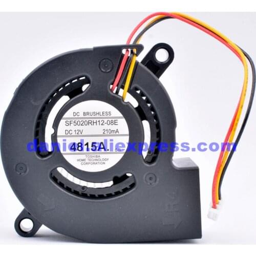 Original Toshiba 5cm 12V 0.20A SF5020RH12-08E projector turbo blower fan