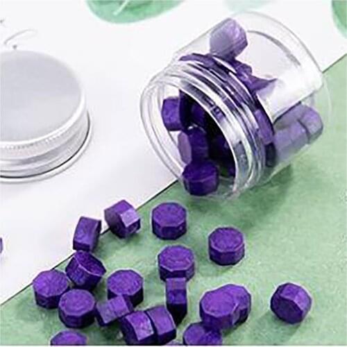 Sealing Wax Seal Stamp Color Wax Beads Octagon Diy Lovers Craft Gift Wedding Invitation Envelop Stamper Colorful Making Tools