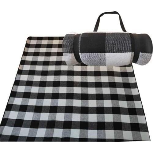 Portable Camping Mat Folding Tent Mattress Sandproof Outdoor Soft Picnic Mat for Sand Beach Climbing Hiking Blanket