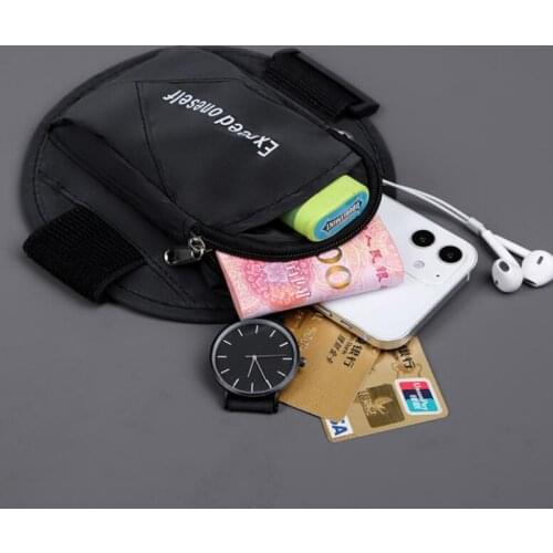 Reflective Gym Fitness Armband Pouch Sport Bag Running Arm Bag Waterproof Mobile Phone Holder Outdoor Sport Arm Wrist Pouch Bag
