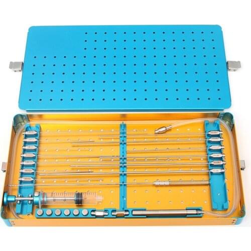 Face Liposuction Cannula Kit for fat filling graft transplantation face Fat Transfer Liposuction needle