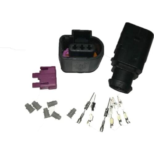 1 sets 3 Pin 1.5mm Auto Temp sensor plug,deflation valve plug waterproof Electrical Wire connector for car truck