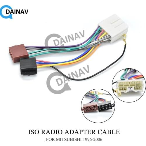 12-017 ISO RADIO ADAPTER CABLE FOR MITSUBISHI 1996-2006