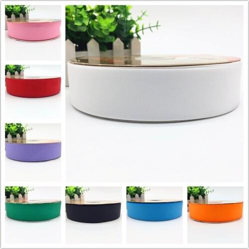 5 yards 38mm Ribbon Wedding Decoration Grosgrain Edge Satin Ribbon Gift Wrapping Hair Bows DIY Christmas Ribbon