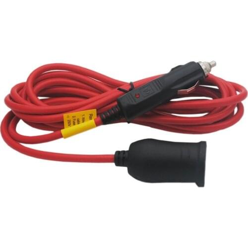 Superior Quality Car Charger Power Cigarette Lighter Female Socket To Male Car Lighter Plug With Extension Wire For Rear Seat