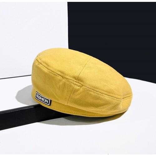 YQYXCY Beret Hat Women Summer Autumn Vintage Fashion Solid Painter Cap Beret Femme Women Hat Female Gorro