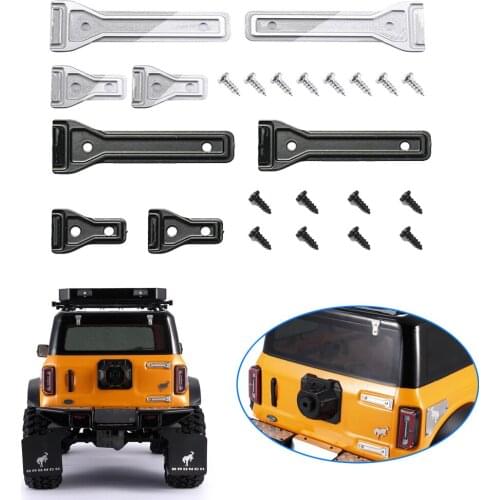 TRAXXAS TRX4 Metal Tail Door Hinge For 1/10 Bronco RC Simulation Car Crawler Parts Silver/Black