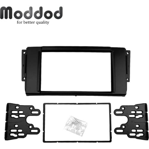 Double Din fascia For LAND ROVER Range Rover CD Stereo Fascia Dash Refit Installation Trim Kit Facia Radio Bezel Panel DVD Frame