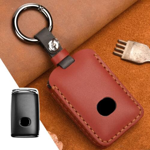 Leather Car Key Cover Case For Mazda 3 Alexa CX-30 CX30 CX5 CX 5 CX-5 CX8 CX9 CX4 2019 2020 Auto Accessories Ring