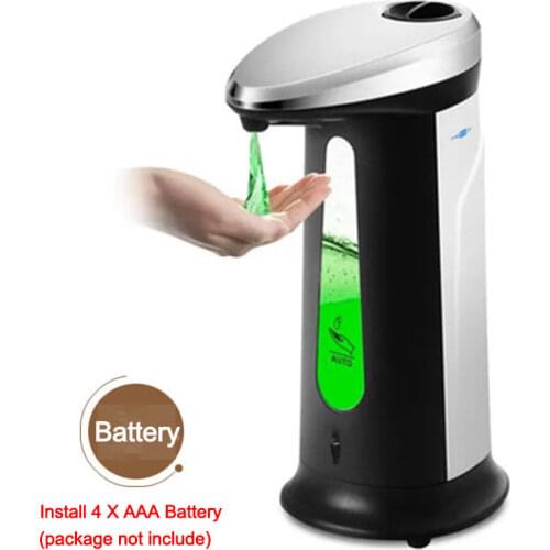LEDFRE 400ml Automatic Sensor Touch-free Soap Sanitizer Dispenser Bathroom Shampoo Hand Soap Bottle Accessories LF71021