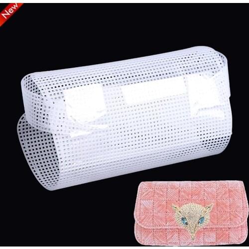 Plastic Mesh Sheet Chenille Gold Velvet DIY Bag Auxiliary Knitting & Weaving