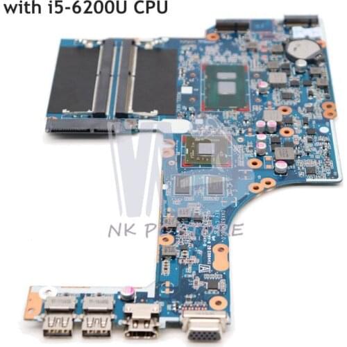 NOKOTION 855562-601 855562-001 DAX63CMB6C0 For HP Probook 450 G3 Laptop motherboard SR2EY i5-6200U CPU Radeon R7 M340