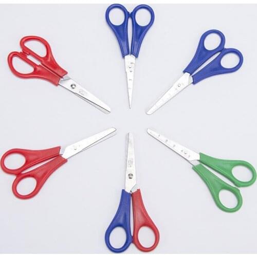 Factory direct sales of stainless steel household office students manual for children special art scissors