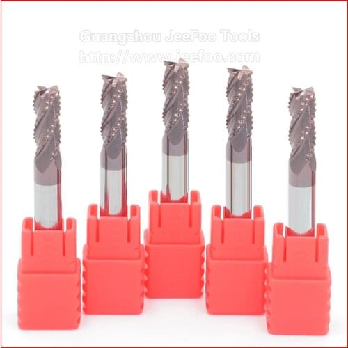 3 flute CNC Milling Cutter Bits Router Bit for hrc55 Metal Roughing machining Solid Carbide roughing end mill