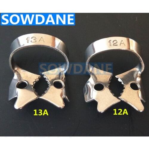 Most Popular Dental Orthodontics Rubber Dam Latex Clamps Rubber Dam Clip Clamp 12A and 13A