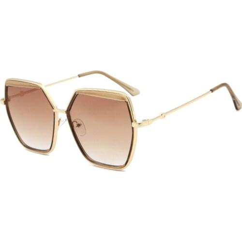 Luxury Irregular Sunglasses Women Brand Designer Summer Oversized Vintage Shades Sun Glasses For Women Female Lady Sunglass Men