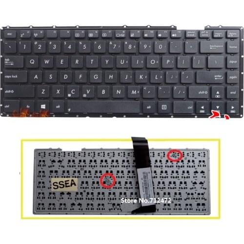 SSEA New English Keyboard For Asus X401 X401A X401U X401K X401E laptop US Keyboard