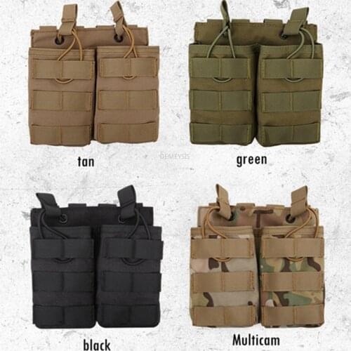 Shooting Tactical Magazine Pouch Hunting Training Airsoft 5.56 Mag Pouch Single/Double/Triple MOLLE Cs Combat Paintball Pouches