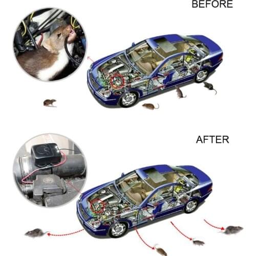 Car Ultrasound Mouse Repeller Intelligent Sensor Circuit Protection Repeller B36B