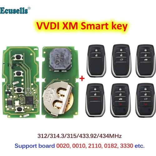 VVDI XM Smart Key Universal Remote Key 8A for KEY TOOL Plus Max VVDI2 VVDI Mini for Toyota Corolla Rav4 Camry Land Cruiser Levin