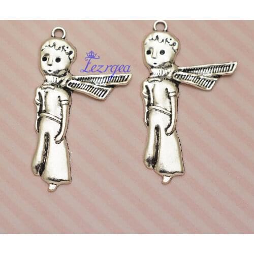 15pcs/lot--45x25mm, Antique silver plated The Little Prince Charms ,DIY supplies, Jewelry accessories