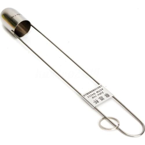 2.7mm Hold Dia Zahn Dip Type Viscosity Cup 2# Very Precise Ink Viscosity Cup