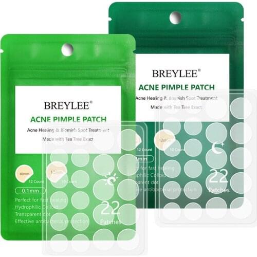 22 Sticker Tea Tree Acne Pimple Patch Skin Care Acne Treatment Invisable Acne Removal