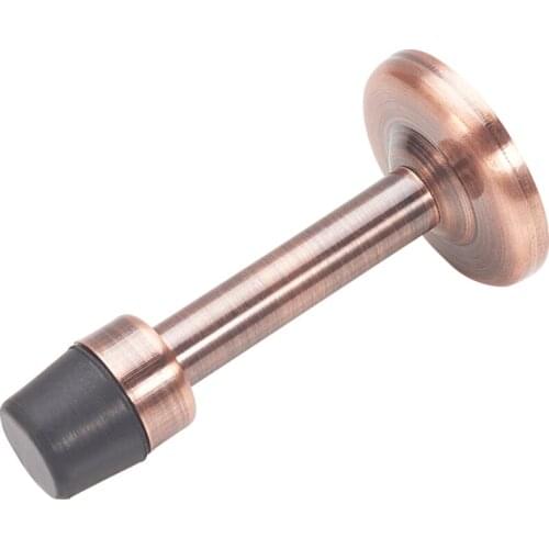 38*18*74mm Door Stop 1/2Pcs Bumper w Rubber Wall Protector Wall Mount Hidden Doorstop Furniture Door Hardware