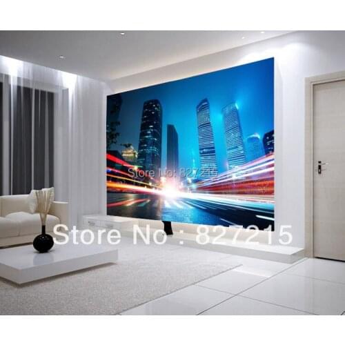 3D-0520/New Fashion Wall Decoration Material/PVC Material /Stretch Film/Beautiful Night Scene/Function as Wall Paper/Sustainable