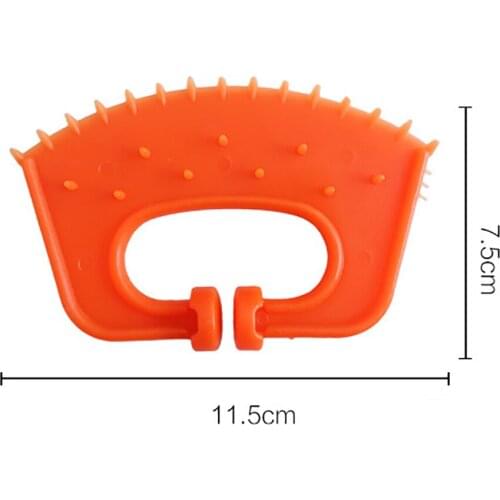 4PCS Red Calf Weaner Big Size Fan Type Cattle Cow Weaning Tool Farming Livestock Bovine Nose Clip Anti Sucking Milking Plastic