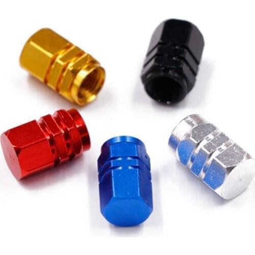 4PCS/1Set Car Tire Valve Stem Caps Bolt-in Aluminum Theftproof Valve Caps Car Wheel Tires Valves Tyre Stem Valve Caps Wheel caps