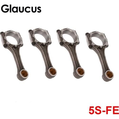 4pcs 5S 5SFE engine connecting rod conrod for TOYOTA CAMRY CELICA MR2 SOLARA 2164cc 16V 2.2L 1991-2001 13201-79215 13201 79215