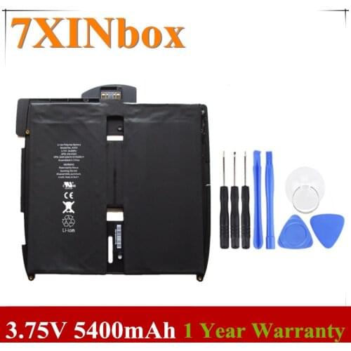 7XINbox 3.75V 5400mAh Original A1315 A1219 A1337 Laptop Battery For Apple iPad 1 1st Generation 616-0448 Laptop Tablet
