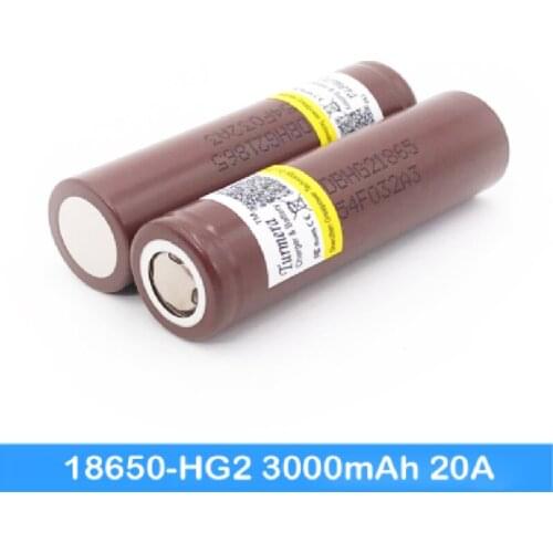 Battery 18650 Original HG2 3000mah 20A Mod Battery Power Tools Battery Mod for Turmera Battery 18650 Jun5