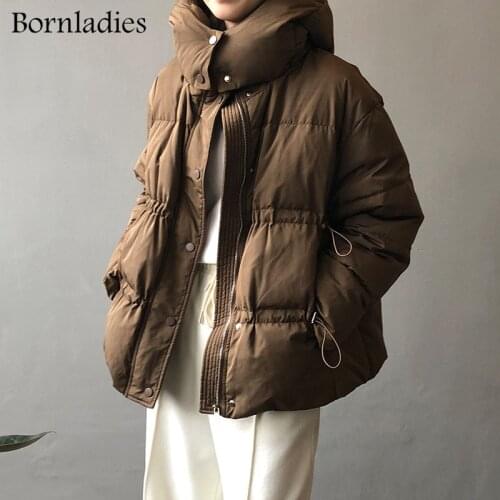 Женские пуховики с капюшоном Bornladies China At AliExpress