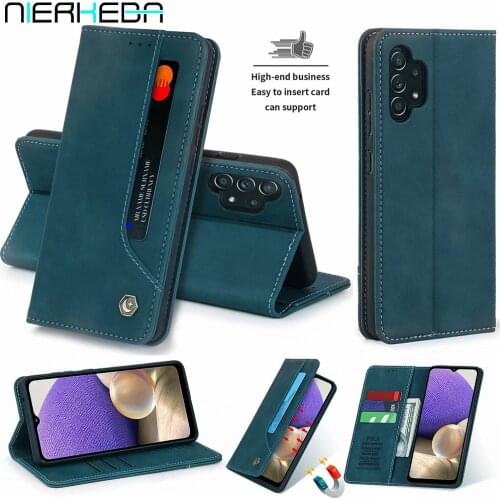 Phone Case For Samsung Galaxy A32 4G 5G Case Flip Cover For Samsung A 32 4G 5G Book Style Leather Wallet Magnetic Card Holder