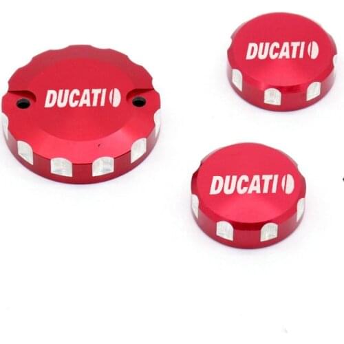 For DUCATI Monster 400 620 659 696 796 797 821 1100/S/EVO 1200/S/R Rear Brake Reservoir Cover Motorcycle Oil Fluid Cap