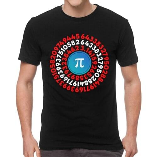 Pi Day T-shirt Men Streetwear T Shirt Short Sleeve Cotton Math Symbol Mathematics Geometry Physics Science Tshirt Cool Tee Tops