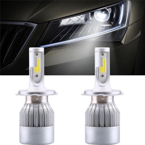 2PCS/lot COB H4/HB2/9003 10800LM 36W LED car Headlight Kit Hi/Lo Turbo Light Bulbs 6000K