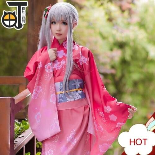 Hot Selling Anime Fogs of Spring Rarn Full Set Kimono Dress Cos Erlo Manga Teacher Custume