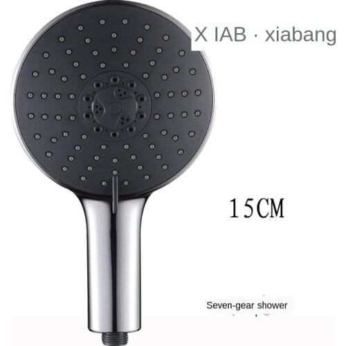 Material Plated ABS Multi-function Seven-speed Hand Shower Large Panel Shower Head High Quality