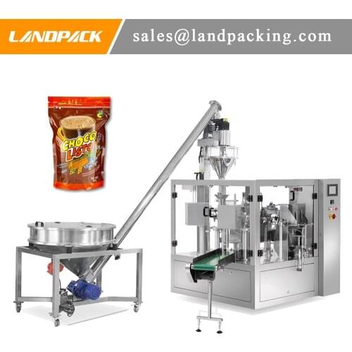 Chocolate Powder Cocoa Powder Multifunction Spout Pouch Filling Machine Zipper Packing