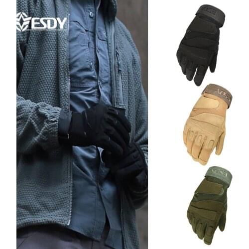 ESDY outdoor airsoft gloves Full finger Military Tactical Hunting Gloves Airsoft Paintball Shooting Motorcycle Cycling Gloves