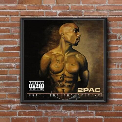 2Pac - Until The End Of Time Music Album Cover Poster Music Singer Star Canvas Poster Wall Painting Home Decoration ( No Frame )