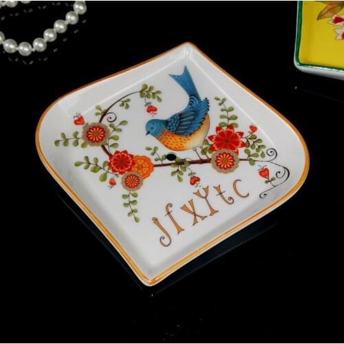 Ceramics Soap Dishes/Tray Shower Case With Drainage Hole Household Container Storage Box Bath Accessories Kitchen Clean Tool