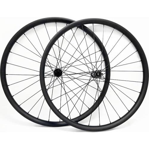 Carbon 27.5er disc mtb wheelset AM 35x25mm symmetry DT350S boost 110x15 148x12 mtb carbon bicycle disc wheels 1420 spokes